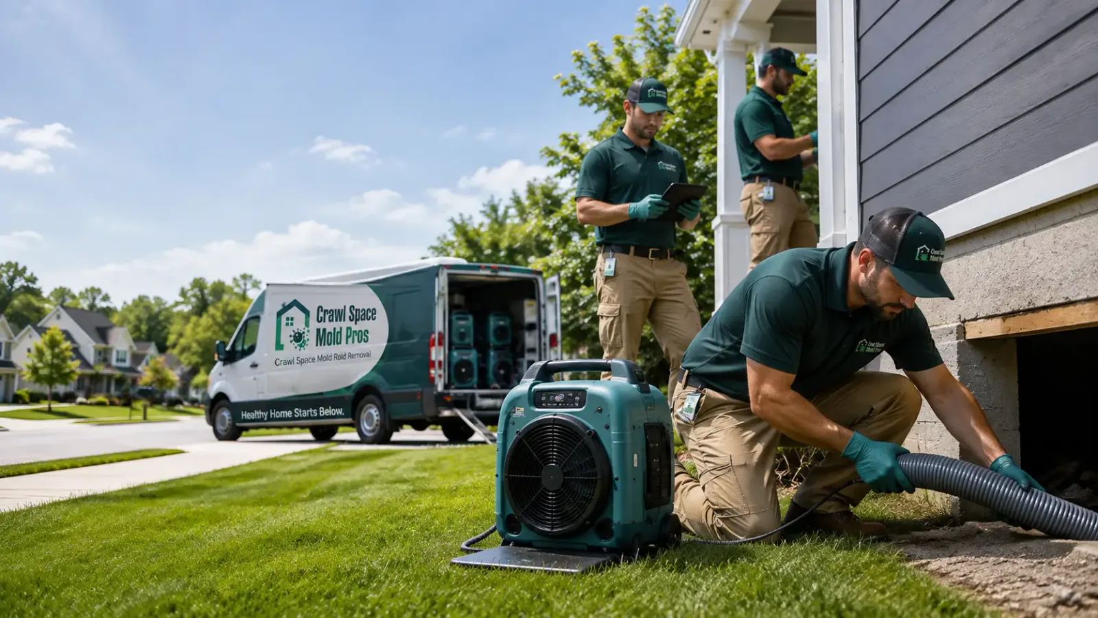 Crawl Space Mold Removal in West Haven, UT